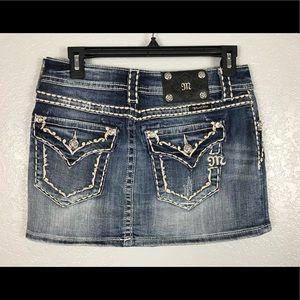 Miss Me Blue Jean Skirt